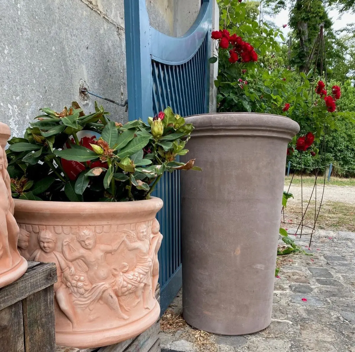 vaso tubo grigio B 2