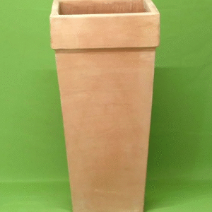 VASO QUADRATTO CON BORDO enterre cuite de Toscane