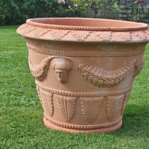 VASO DECORATO en terre cuite de Toscane